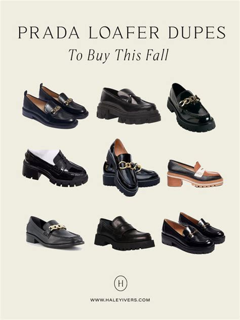 best prada dupes|prada loafer dupe.